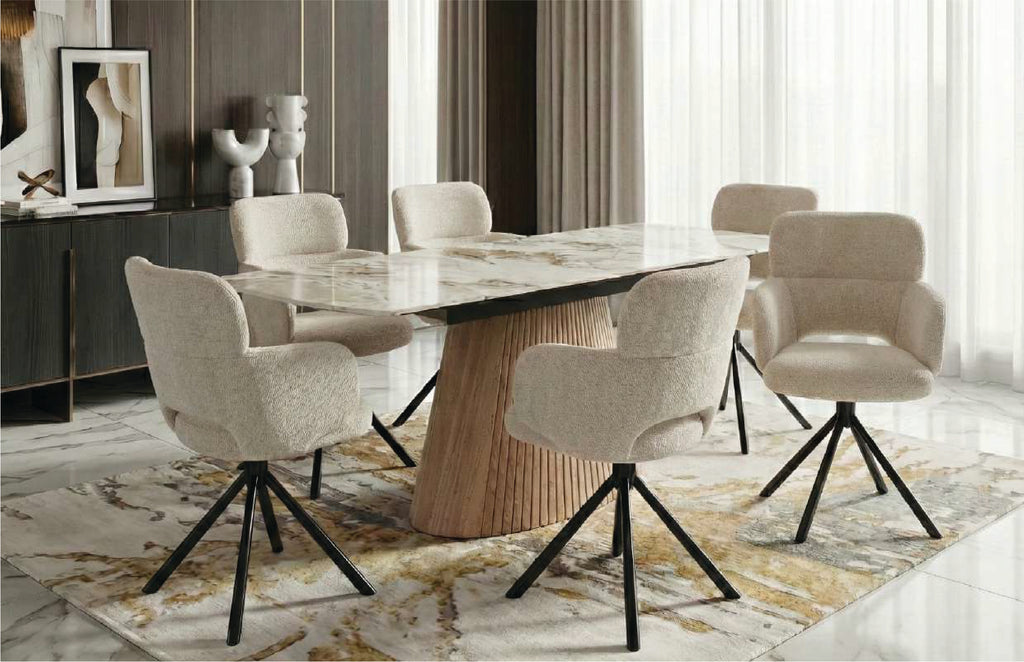 MONACO SET with 4 TUSCANY CHAIR