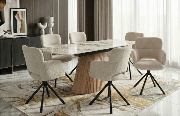 MONACO SET with 4 TUSCANY CHAIR