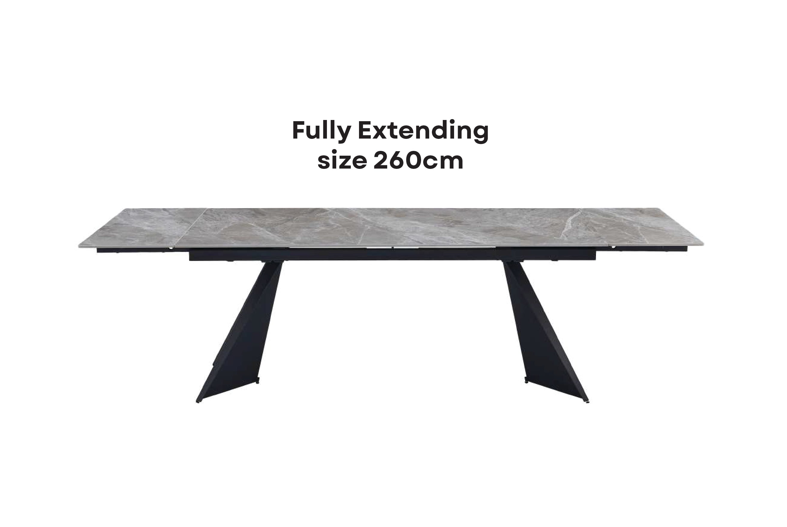 CHICAGO EXTENDABLE DINING TABLE (180 - 260)