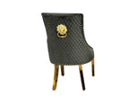 MAJESTIC GOLD LION KNOCKER CHAIR