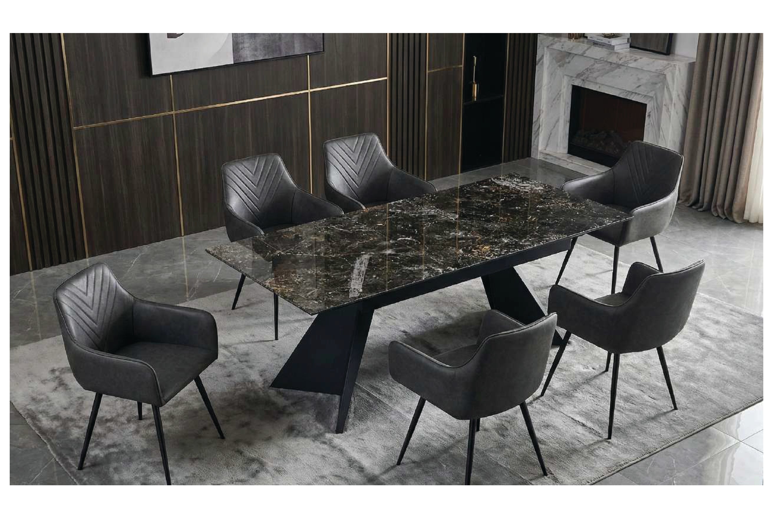 CHICAGO EXTENDABLE DINING TABLE