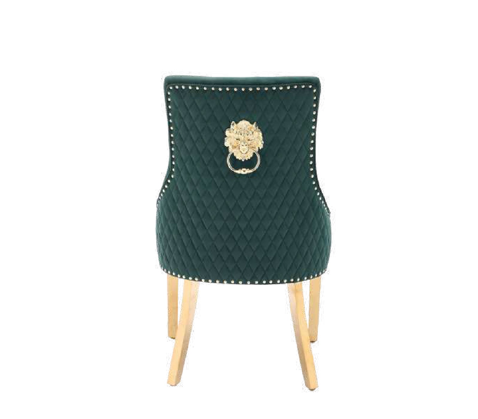 MAJESTIC GOLD LION KNOCKER CHAIR