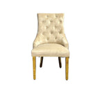 MAJESTIC GOLD LION KNOCKER CHAIR