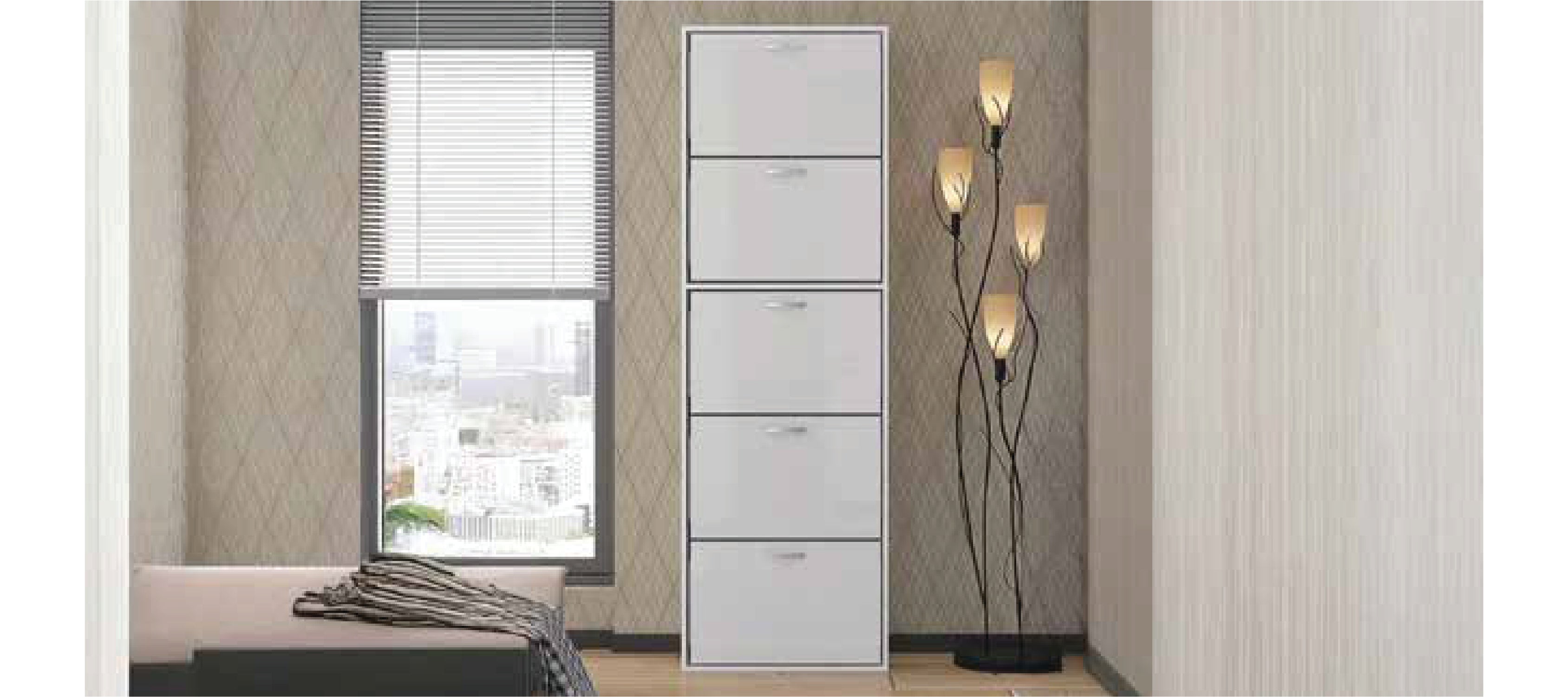 HIGH GLOSS SHOES RACK