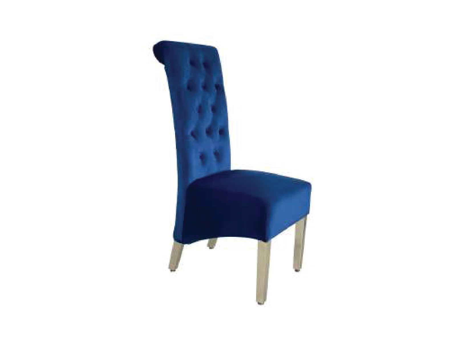 SOFIA VELVET FABRIC DINING CHAIR
