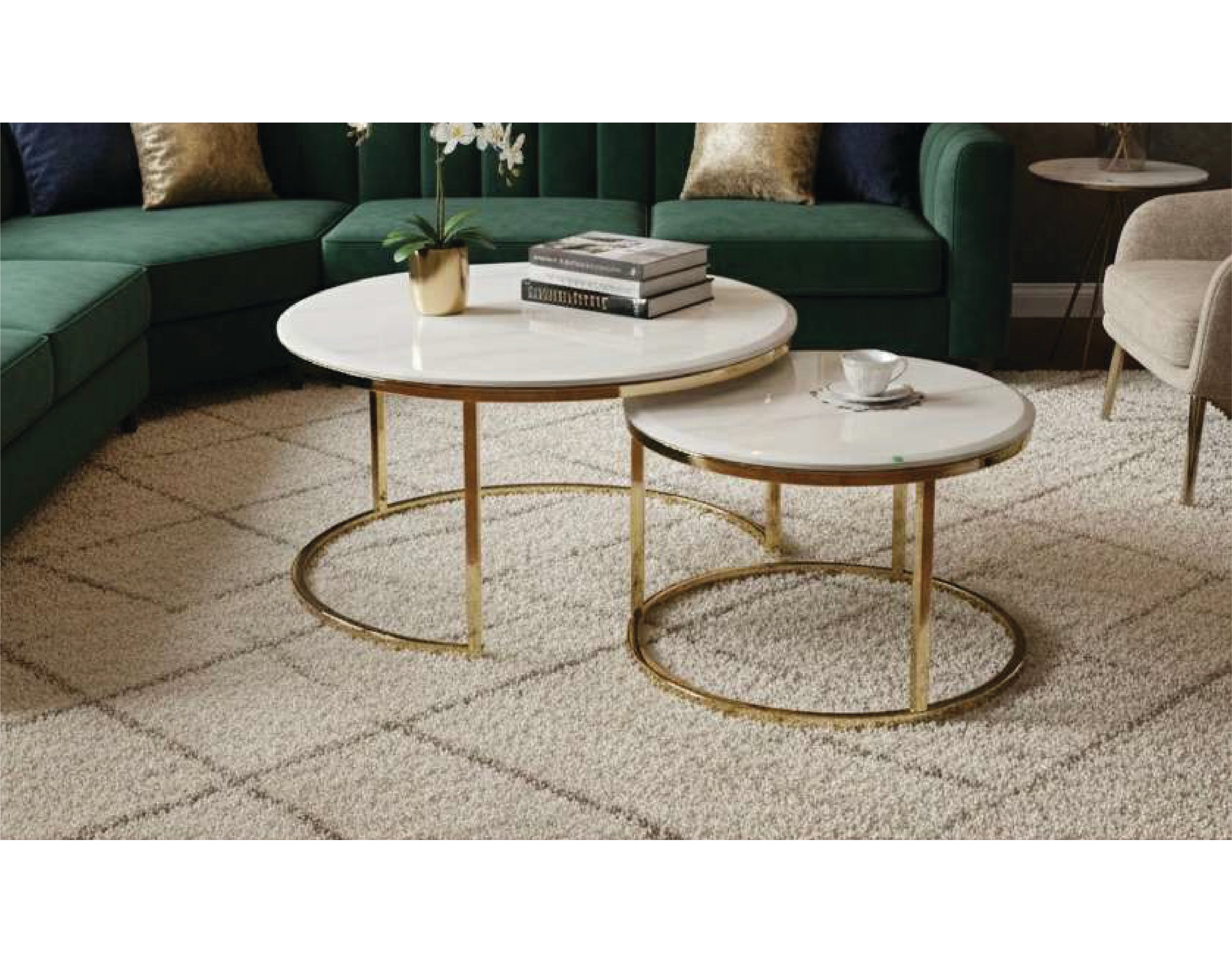 SOFIA GOLD RANGE NEST OF TABLES