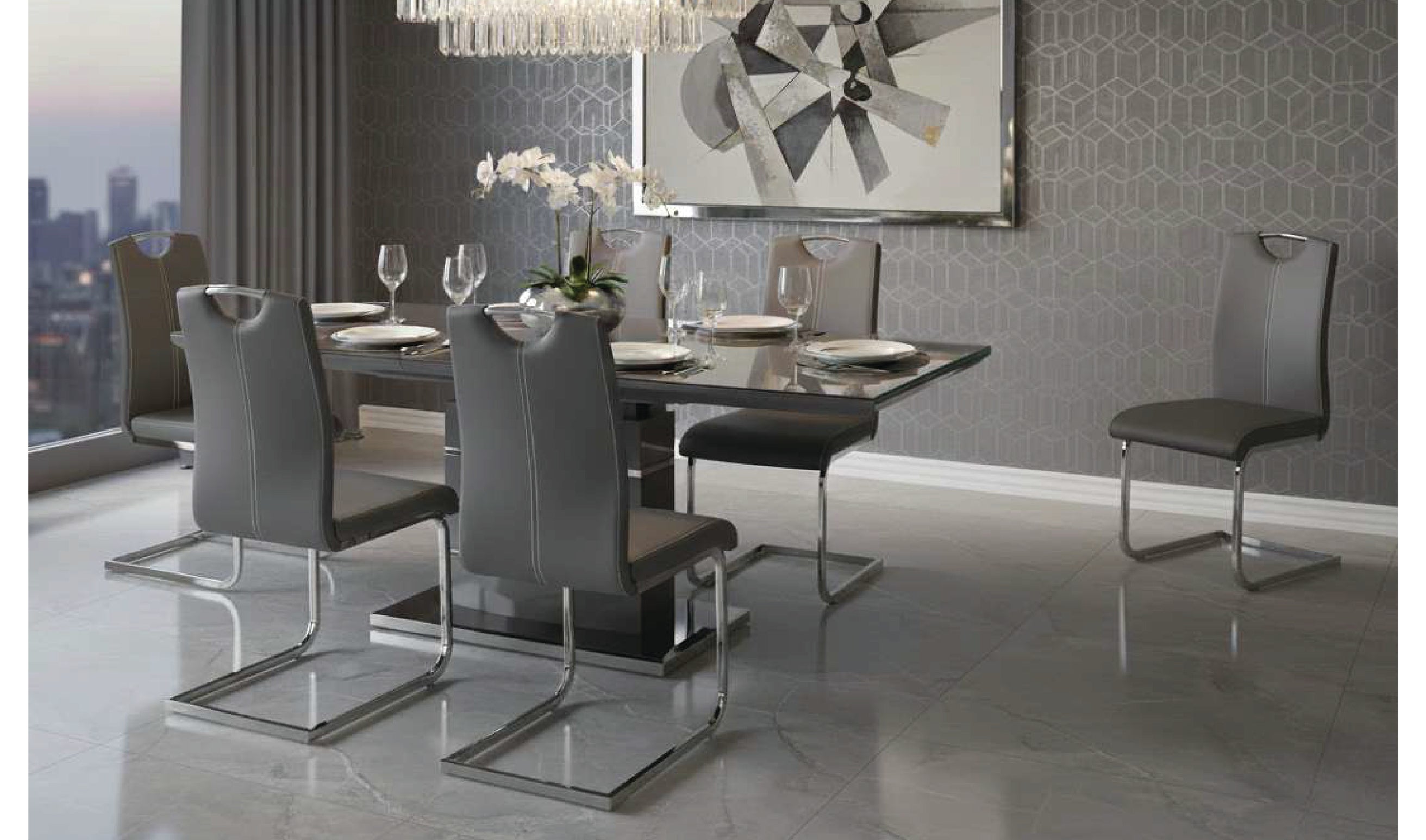 MILAN EXTENDING DINING TABLE