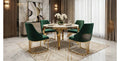 SOFIA CREAM & GOLD MARBLE TABLE