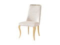 ELINA GREY & CHROME DINING TABLE with ROXBY CHAIRS