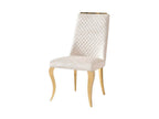 ELINA GREY & CHROME DINING TABLE with ROXBY CHAIRS