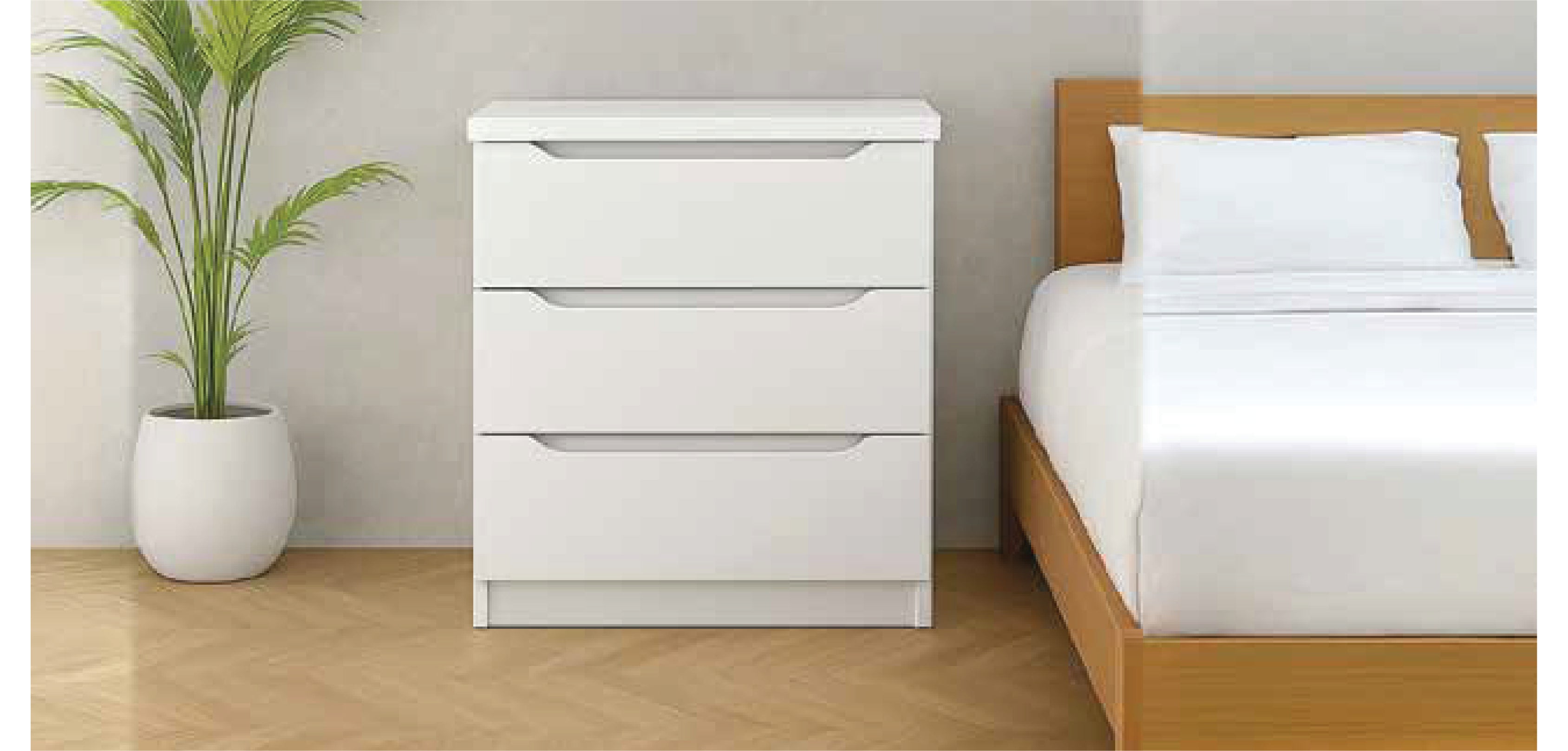 MODERN BS01 BEDSIDE TABLE X3