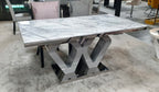 MAJESTIC GREY MARBLE TABLE