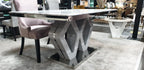 MAJESTIC GREY MARBLE TABLE