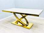 ELINA DINING TABLE with VIENNA CHAIRS