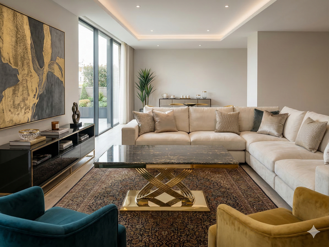 ELINA GOLD RANGE COFFEE TABLE