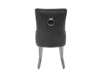 VALENCIA VELVET FABRIC DINING CHAIR