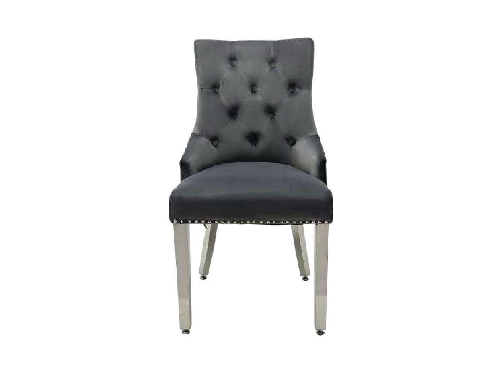 VALENCIA VELVET FABRIC DINING CHAIR