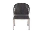 SORRENTO SILVER DINING TABLE with FABIO CHAIRS