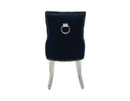 VALENCIA VELVET FABRIC DINING CHAIR