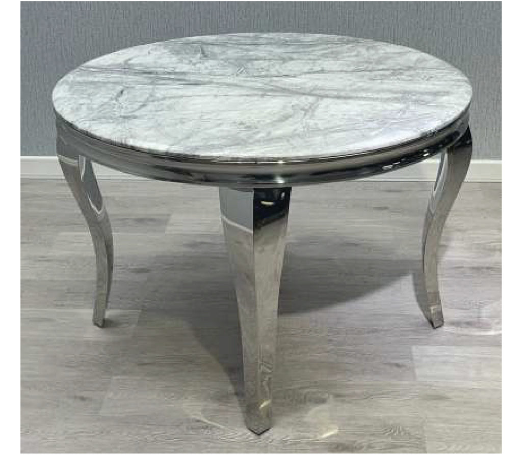 SOFIA GREY DINING TABLE with VIENNA CHAIRS
