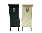 SOFIA LEATHER EFFECT DINING CHAIRS