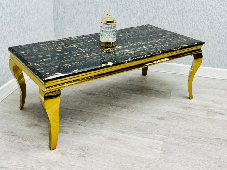 SOFIA BLACK & GOLD COFFEE TABLE