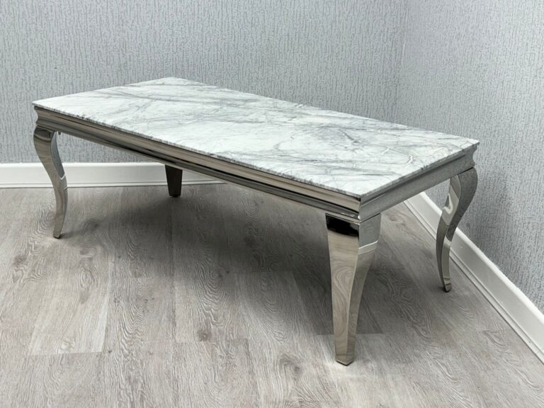 SOFIA GREY & SILVER COFFEE TABLE