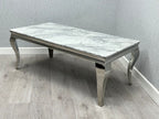SOFIA GREY & SILVER COFFEE TABLE