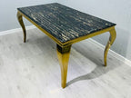 SOFIA BLACK & GOLD TABLE