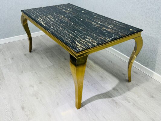 SOFIA BLACK & GOLD TABLE