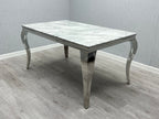 SOFIA GREY DINING TABLE with VIENNA CHAIRS