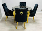 SOFIA BLACK & GOLD TABLE