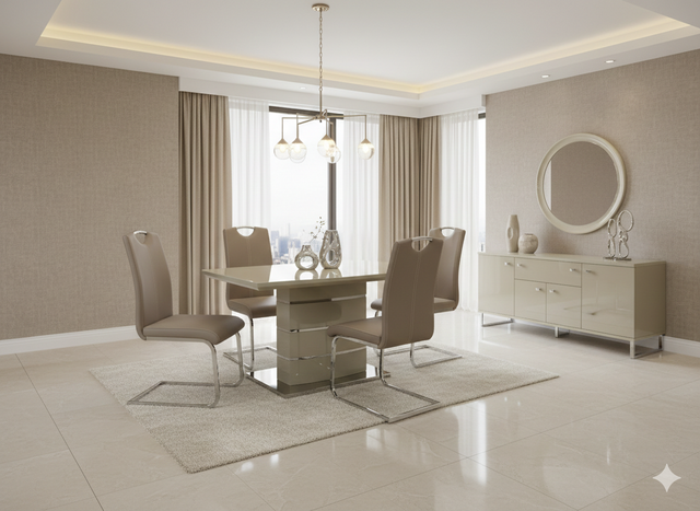 MILAN FIXED TOP DINING TABLE