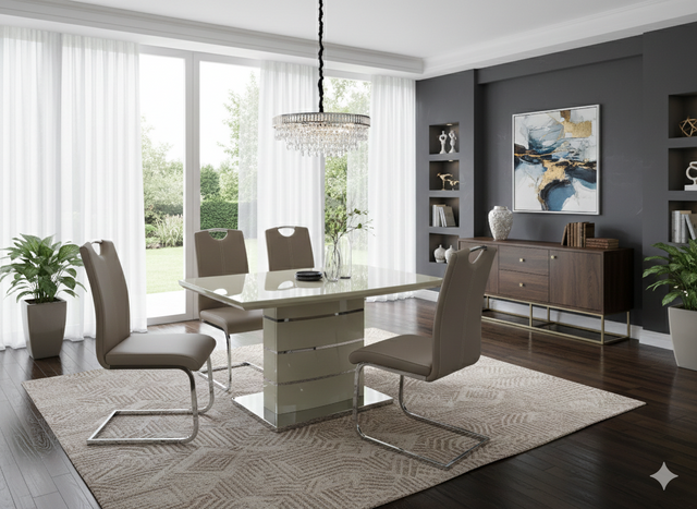 MILAN FIXED TOP DINING TABLE