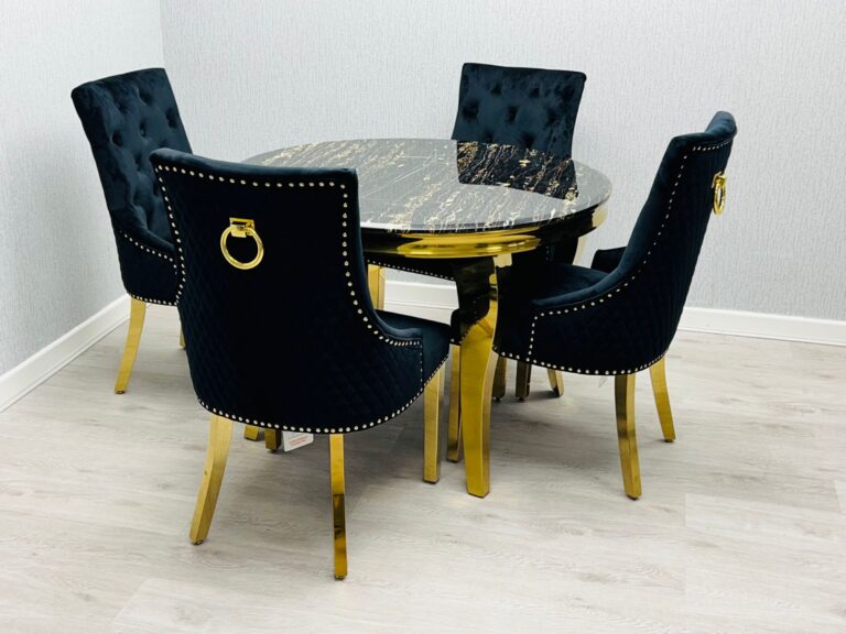 SOFIA BLACK & GOLD TABLE