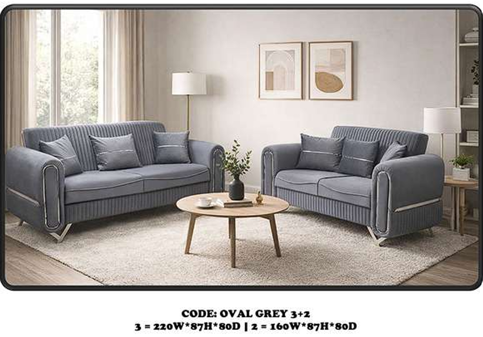 OVAL SOFA BED SET