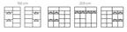 LYLLIE WARDROBE 2 & 3 DOOR