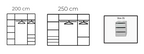 COLLIN WARDROBE 2 & 3 DOOR