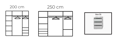 COLLIN WARDROBE 2 & 3 DOOR