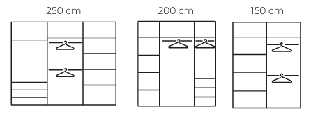 GERMAN WARDROBE 2 & 3 DOOR