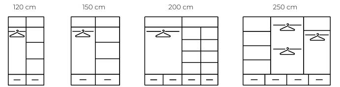 MAYFAIR WARDROBE 2 & 3 DOOR