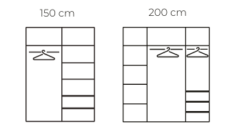 SMART WARDROBE 2 DOOR