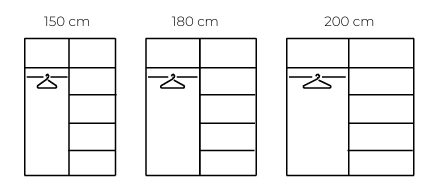INFINITY WARDROBE 2 DOOR