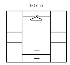XD1 WARDROBE 4 DOOR