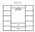 XD1 WARDROBE 4 DOOR