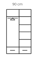 XD4 WARDROBE 2 DOOR
