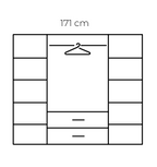 LONDON WARDROBE 4 DOOR