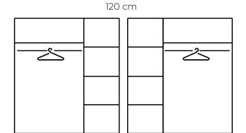 BOBBY WARDROBE 3 DOOR