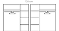 BOBBY WARDROBE 3 DOOR