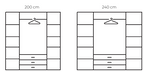 BELLUNO WARDROBE 4 DOOR